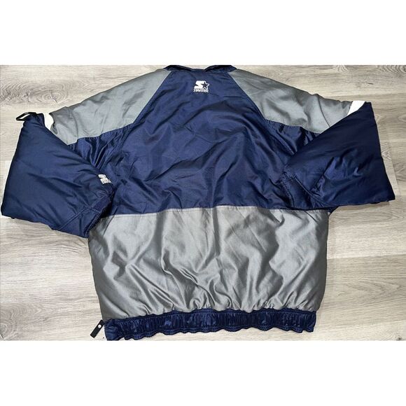 Vintage 1990s Starter UCONN Huskies NCAA Winter Jacket Lined Coat Size XL RARE - Picture 14 of 15